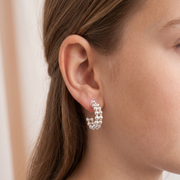 Bubble Shape 925 Sterling Silver Bali Earring
